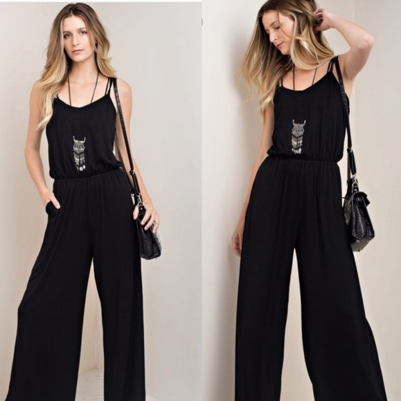 Best Selling Wide Leg Adjustable Jumpsuit - Picture 2 of 2
